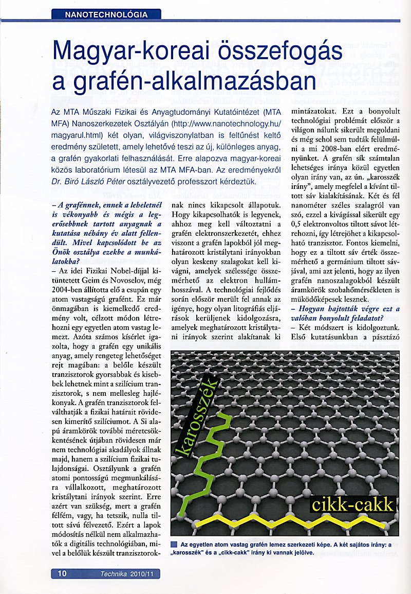 Technika Magazin cikk page 1