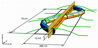 AFM image formation of vibrating nanotube