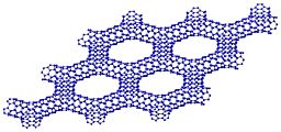 Bilayered graphene superlattice